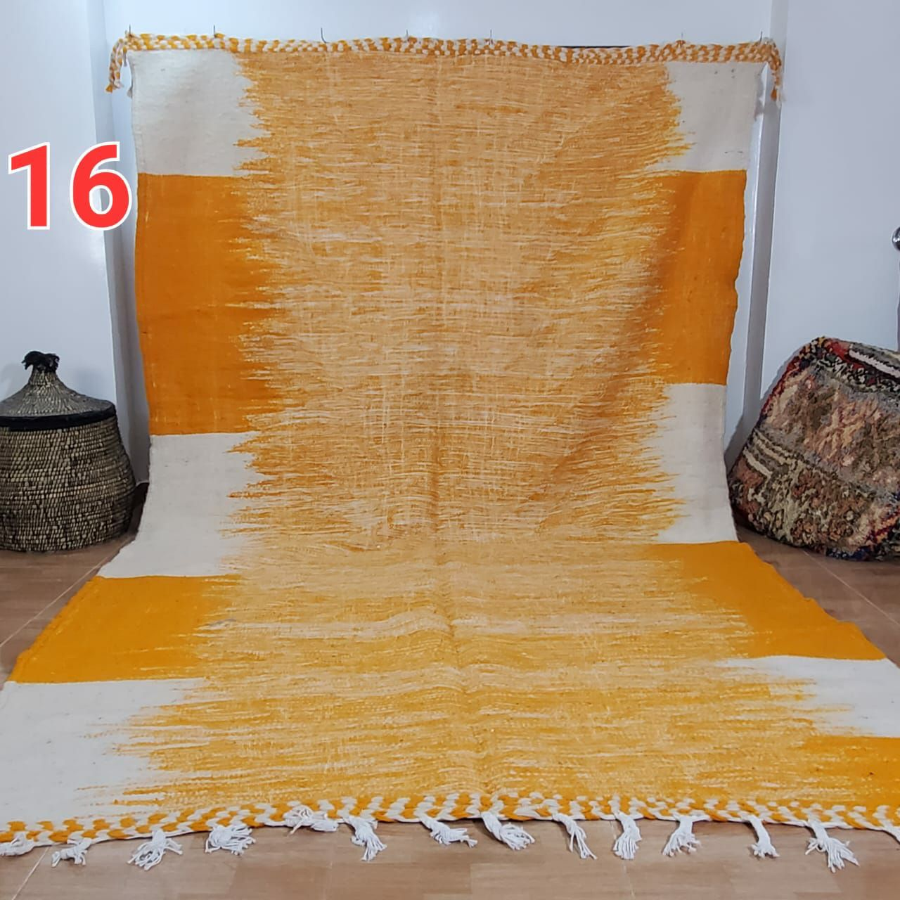 Safran Marokkaans handgemaakt tapijt150 cm x 100 cm