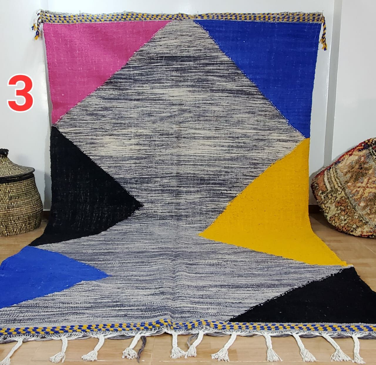 Mirzan Marokkaans handgemaakt tapijt150 cm x 100 cm