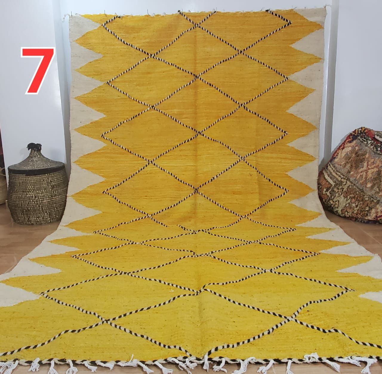 Nafir Marokkaans handgemaakt tapijt150 cm x 100 cm