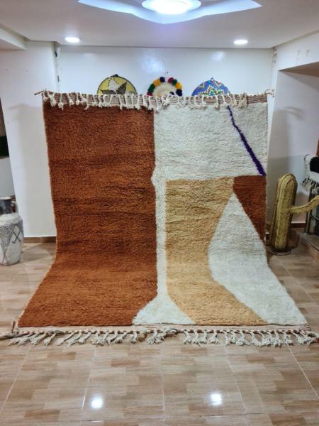 Khudra Marokkaans handgemaakt tapijt